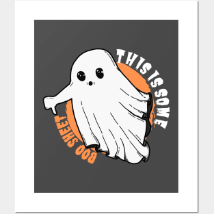 This is some boo sheet - Funny Halloween Design Posters and Art